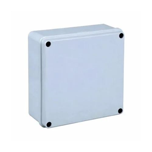 Scatola stagna pareti lisce 100x100x50mm IP56 grigia derivazione esterna Scatola stagna pareti lisce 100x100x50mm IP56 grigia derivazione esterna