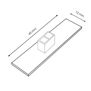 Dimmer infrarossi LEDME LM2266 per striscia LED modulo 43x12mm con sensore IR 2
