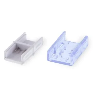 Connettore giunzione LED 220V GA0082 per striscia COB crimpabile trasparente