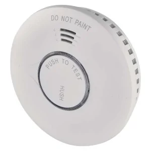 Rilevatore di fumo smart WiFi EMOS P56500S bianco con tasto test design minimalista 2
