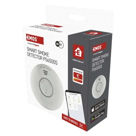 Rilevatore di Fumo Smart TSS380C-HW WiFi Notifiche Smartphone App TUYA | EMOS P56500S