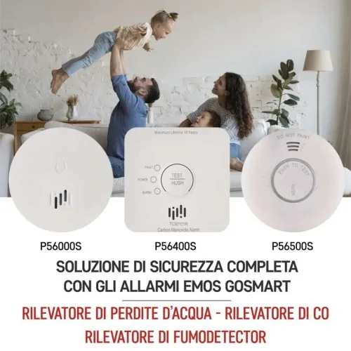 Rilevatore di Fumo Smart TSS380C-HW...