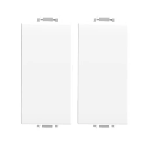 Falso polo compatibile Vimar Plana bianco 2pz alternativa 14041 ECOVA 27200