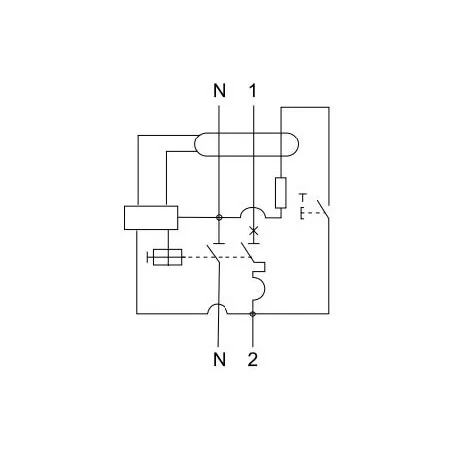 Interruttore Magnetotermico Differenziale 16A 30mA (0,03A) Tipo A Curva C RCBO 1 Modulo 1P+N 6kA | ELMARK 40502A
