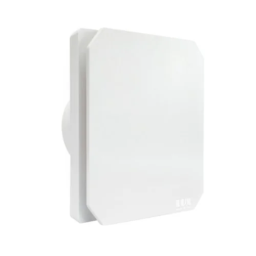 Aspiratore bagno antiritorno con valvola mylar design bianco LEVANTE 90mm