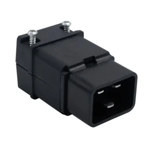 Spina C20 16A 250V tripolare volante IEC 60320 montaggio su cavo 38.2005010