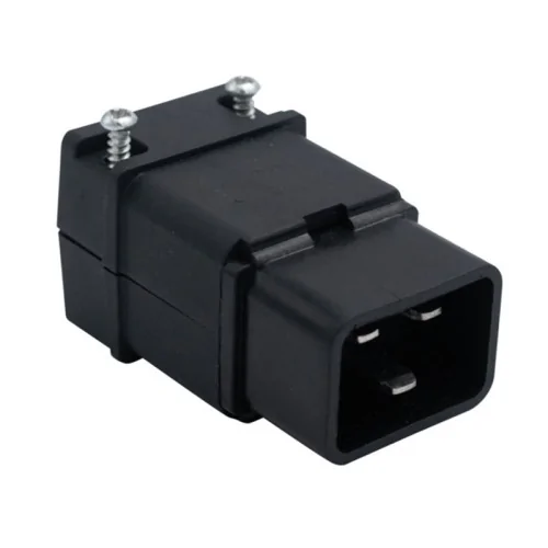 Spina C20 16A 250V tripolare volante IEC 60320 montaggio su cavo 38.2005010