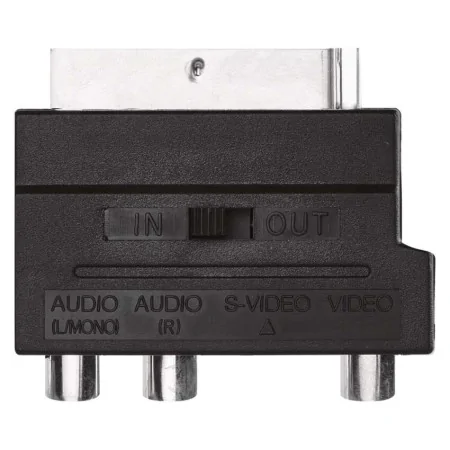 Adattatore SCART a 3 RCA + S-Video Bidirezionale IN/OUT 21 Poli | LIFE 38.002919E