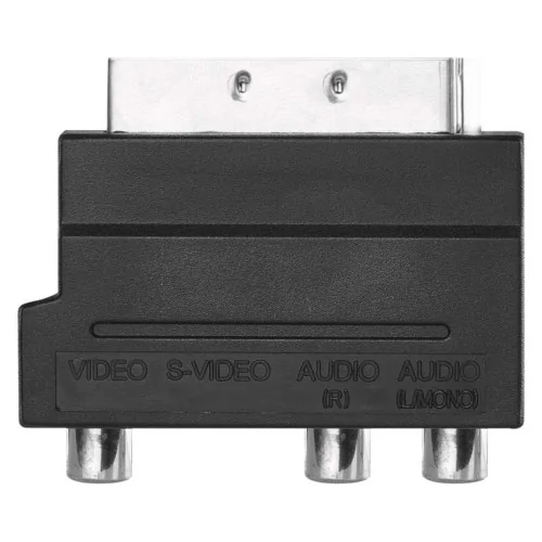 Adattatore SCART a 3 RCA + S-Video...