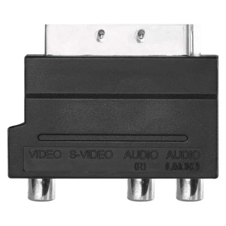 Adattatore SCART a 3 RCA + S-Video Bidirezionale IN/OUT 21 Poli | LIFE 38.002919E