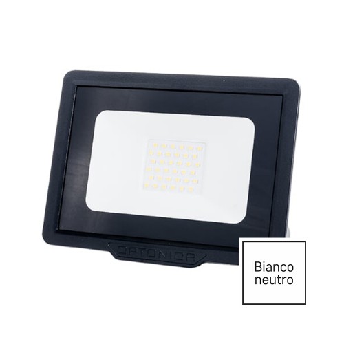 FARO LED 30W 4500K NERO OPTONICA 5922