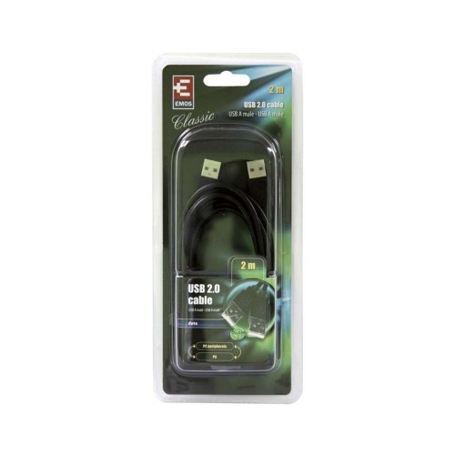 Cavo USB 2.0 A-B 2m nero – cavo dati... Cavo USB 2.0 A-B 2m nero – cavo dati...