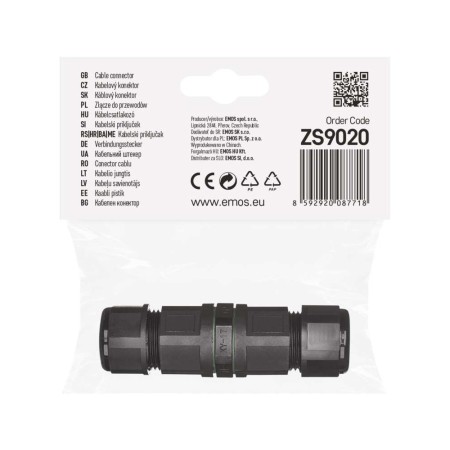 CONNETTORE GIUNTO TRIPOLARE RAPIDO IP68 LED EMOS ZS9020