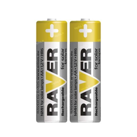 BATTERIA STILO RICARICABILE 600 mAh 2PZ AA RAVER - EMOS B7426