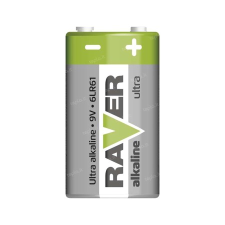 BATTERIA 9V TRANSISTOR ALCALINA  6LP3146  RAVER - EMOS B7951