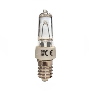 Lampadina eco alogena 105W (130W), CRI 100, luce calda e dimmerabile.