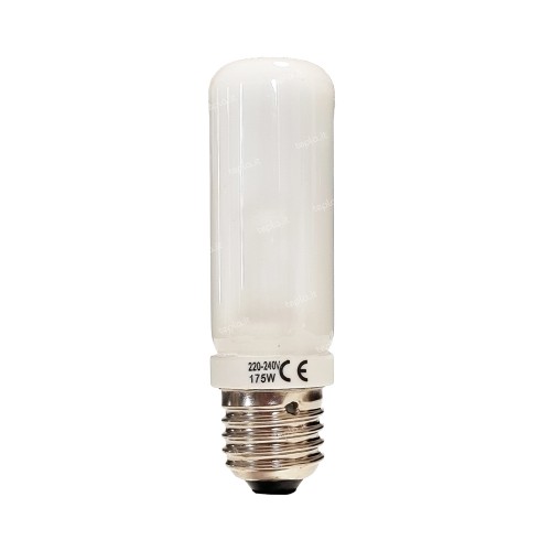 Lampadina Tubolare Eco Alogena E27 175W (250W) Dimmerabile Vetro Satinato 32x105mm