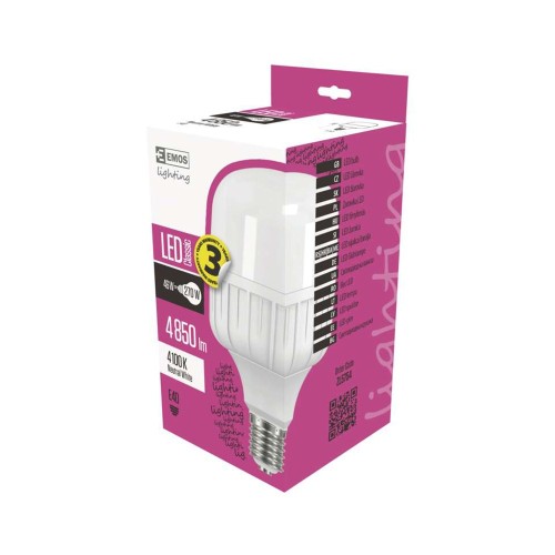LAMPADINA LED E40 46W (270W) T140 4100K 4850LM EMOS ZL5754