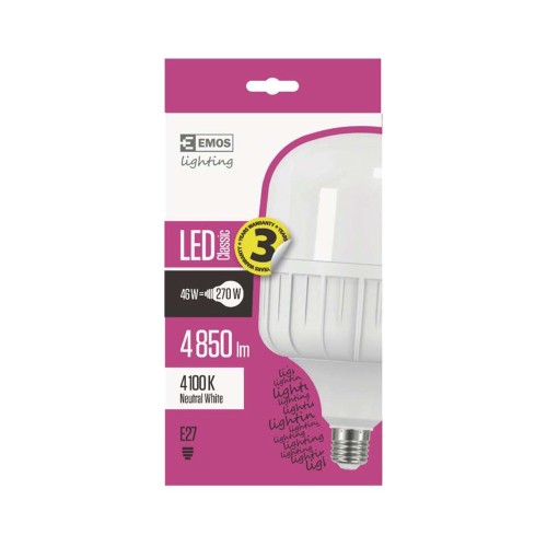 LAMPADINA LED E27 46W (270W) T140...