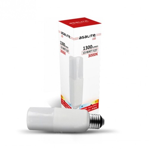 TUBOLARE LED E27 13W 3000K 1300LM...