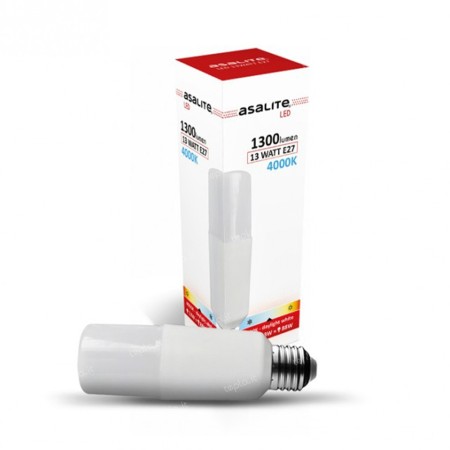TUBOLARE LED E27 13W 4000K 1300LM STICK ASALITE 0174