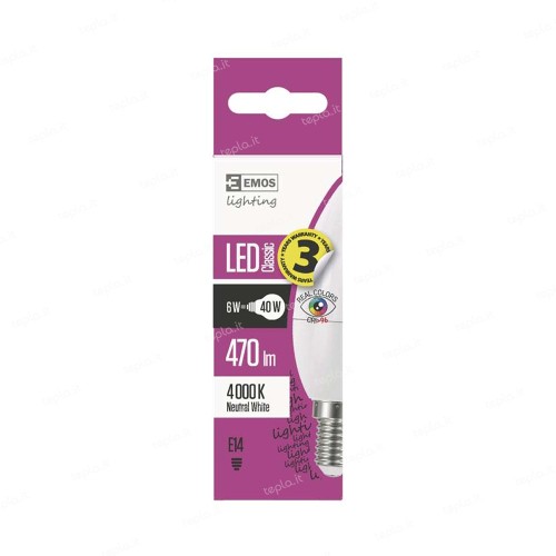 LAMPADINA LED E14 6W 4100K OLIVA... LAMPADINA LED E14 6W 4100K OLIVA...