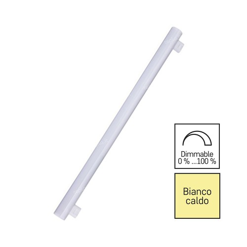 Lampadina LED LINESTRA S14s 7W 50cm Dimmerabile Luce Calda 2700K