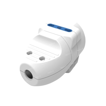 PRESA TRIPLA MOBILE SCHUKO 10/16A E DUE BIVALENTE BIANCA