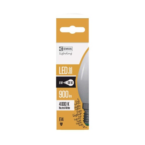 LAMPADINA LED OLIVA 8W (66W) E14... LAMPADINA LED OLIVA 8W (66W) E14...