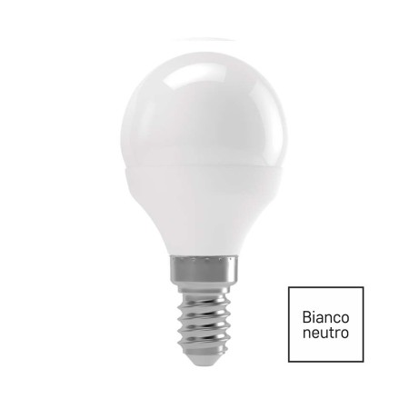 LAMPADINA LED SFERA 8W (66W) E14 900LM 4000K EMOS ZL3912