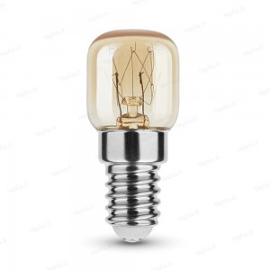 300 ° PERETTA LAMPADINA SINGOLA PER FORNO  15 WATT E 14S 