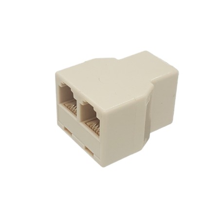 Adattatore Telefonico 3 Prese Plug 6/4 | Ecova 31410 Adattatore Telefonico 3 Prese Plug 6/4 | Ecova 31410