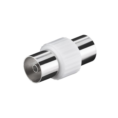 ADATTATORE CAVO TV FEMMINA/FEMMINA BIANCO