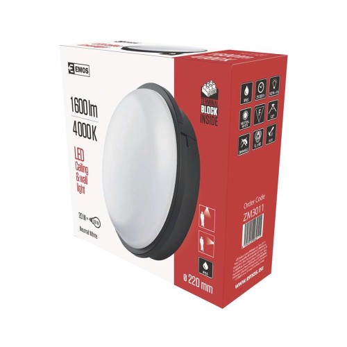 PLAFONIERA LED STAGNA TONDA BIANCA... PLAFONIERA LED STAGNA TONDA BIANCA...
