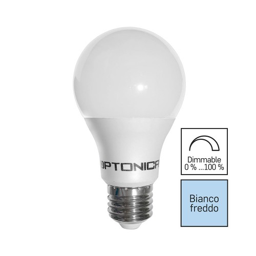LAMPADINA LED E27 12W (75W) 1055LM 6500K DIMMERABILE OPTONICA 1851
