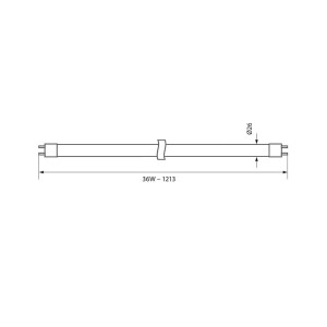 TUBO FLUORESCENTE T8 36W... 2