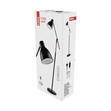 Lampada da Terra E27 EDWARD: Eleganza e Funzionalità in Ogni Ambiente | Emos Z7606
