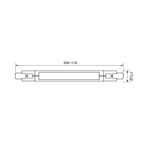 Lampadina COB LED R7S 8W... 2