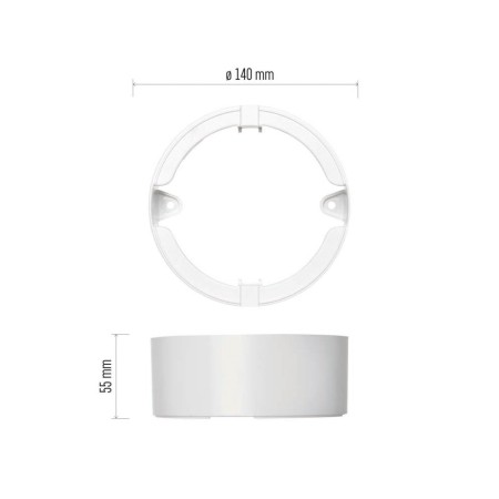 Telaio ORSU per Plafoniera Emergenza ZN1310: Montaggio Soffitto Perfetto | Emos ZN1311