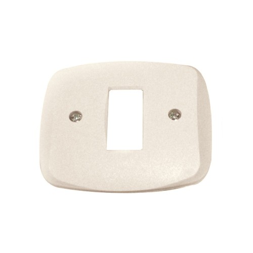 Placca 1 posto autoportante per scatola tonda compatibile Magic FG11181