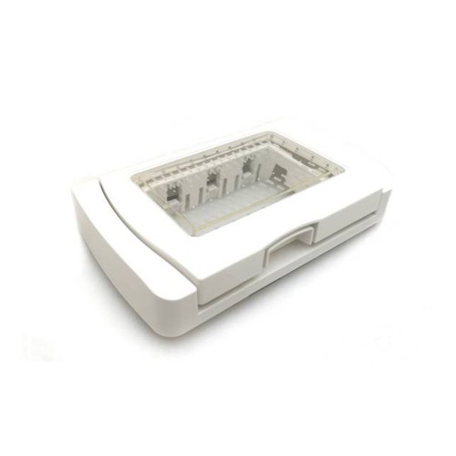 PLACCA IDROBOX 3 MODULI IP55 BIANCA S6003B COMPATIBILE VIMAR PLANA