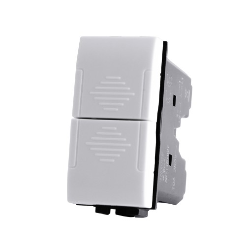 Doppio pulsante 827B serie ART Mapam compatibile Living Light