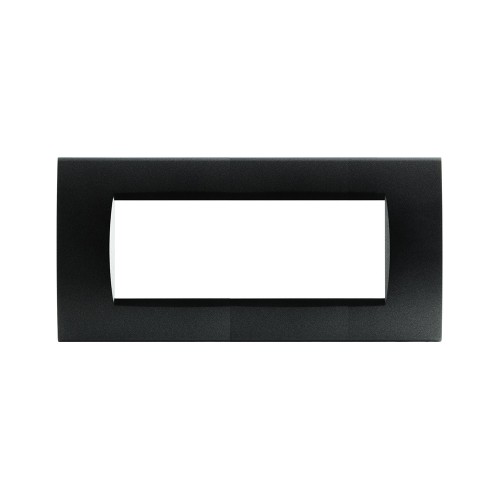 PLACCA 3 POSTI NERA TECNOP. 8003-02 COMPATIBILE LIVING INTERNATIONAL