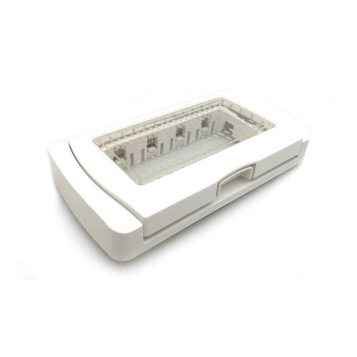 PLACCA IDROBOX BIANCA 4 MODULI S8004B COMPATIBILE LIVING