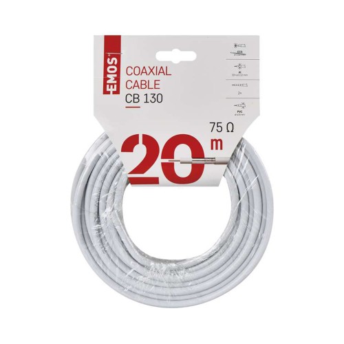 CAVO COASSIALE 6.8MM CONFEZIONE 20MT APPENDIBILE EMOS S5376