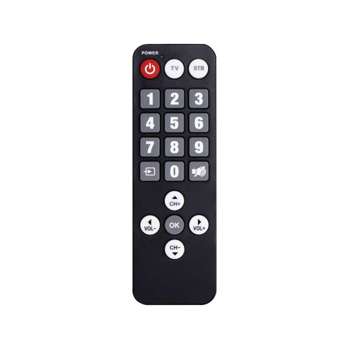 TELECOMANDO SEMPLIFICATO PER ANZIANI DECODER EMOS J6014 - J6015