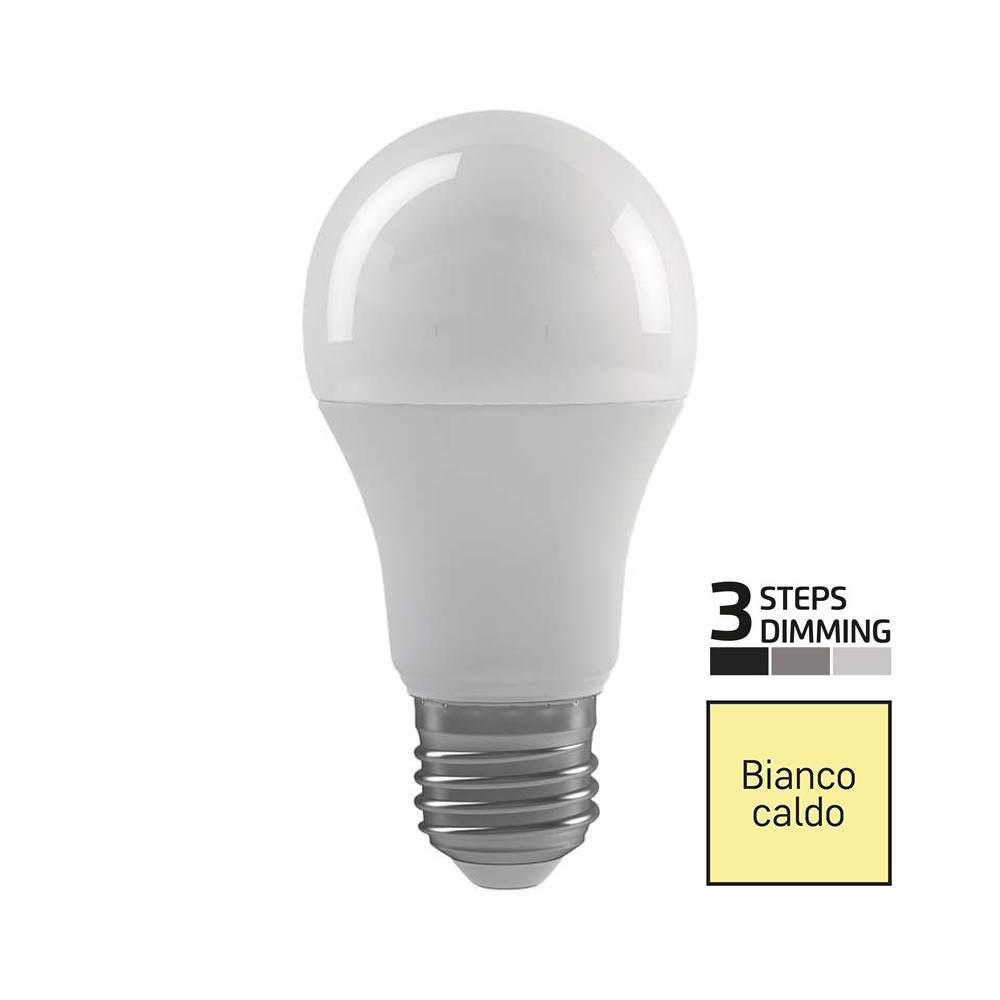 Luci da Esterno  Lampadina a LED dimmerabile a filamento passo E27 bianco  caldo consumo 6W resa 60W