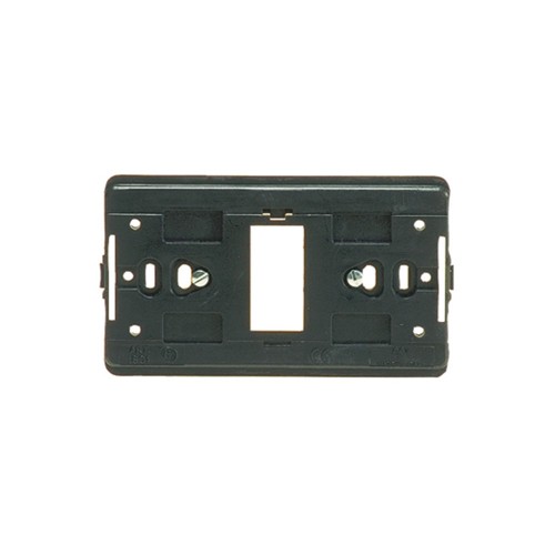 Supporto 1 foro rettangolare per scatola tonda Venus Marlanvil 1801.CG compatibile Magic