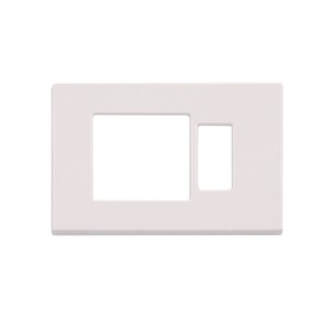Placca UNEL + 1 foro resina...