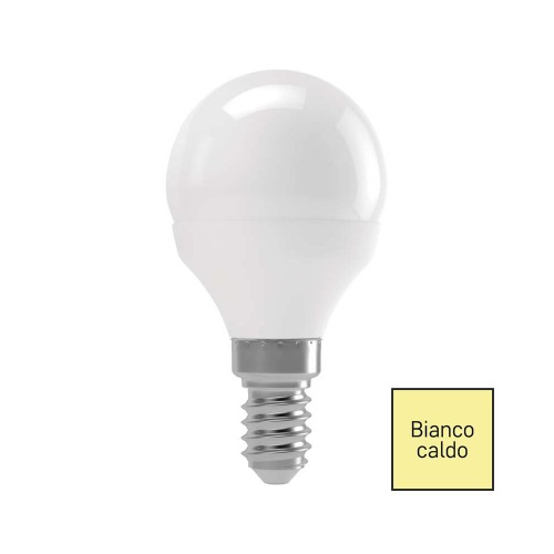 LAMPADINA LED SFERA 4W E14 2700K 350LM EMOS ZQ1210